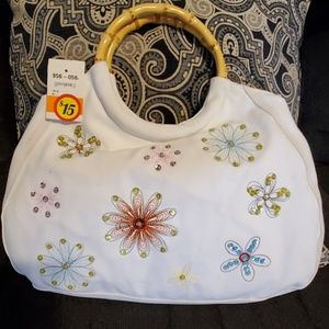 NWT Super cute white bag